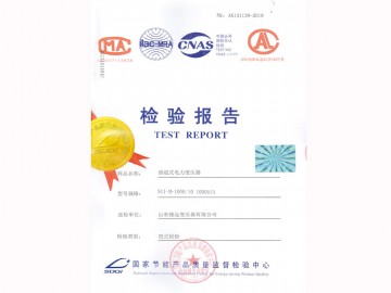 油浸式电力变压器检验报告